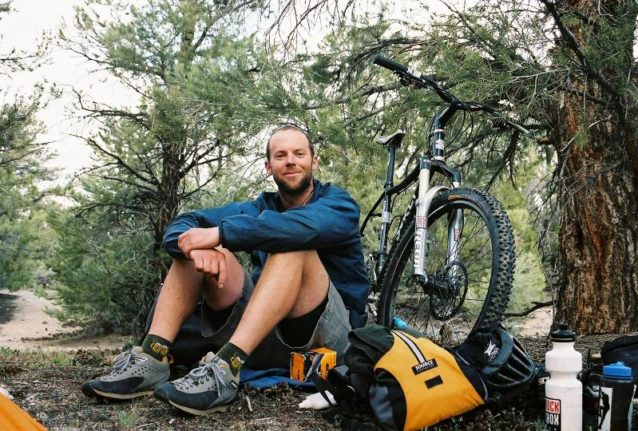 Nevada Wilderness Project (NWP)のインターンシップ中にネバダ州東部のカーン山脈で撮った自画像。
