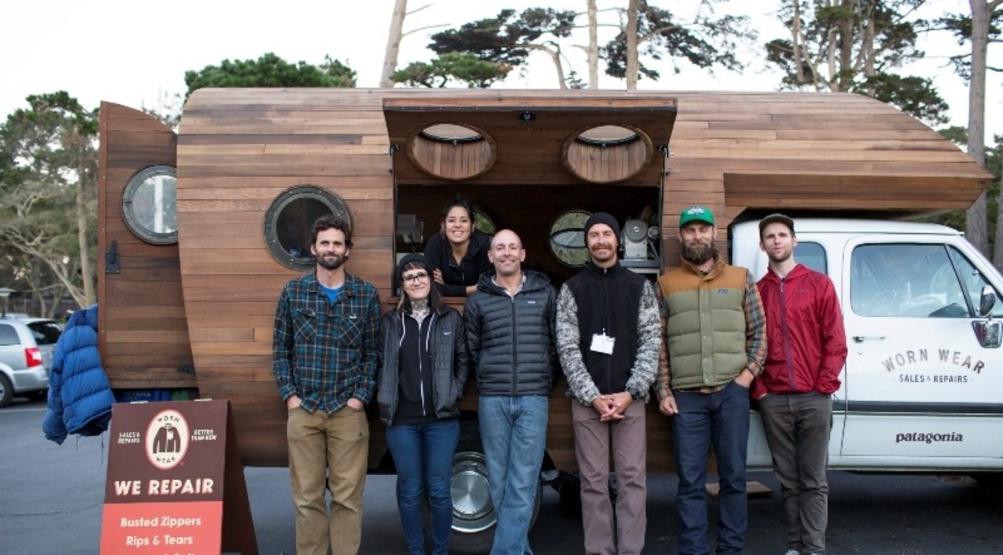 本年度初期に開催されたEcoFarmConference2015でのWorn Wearワゴンとスタッフ。Photo: Erin Feinblatt