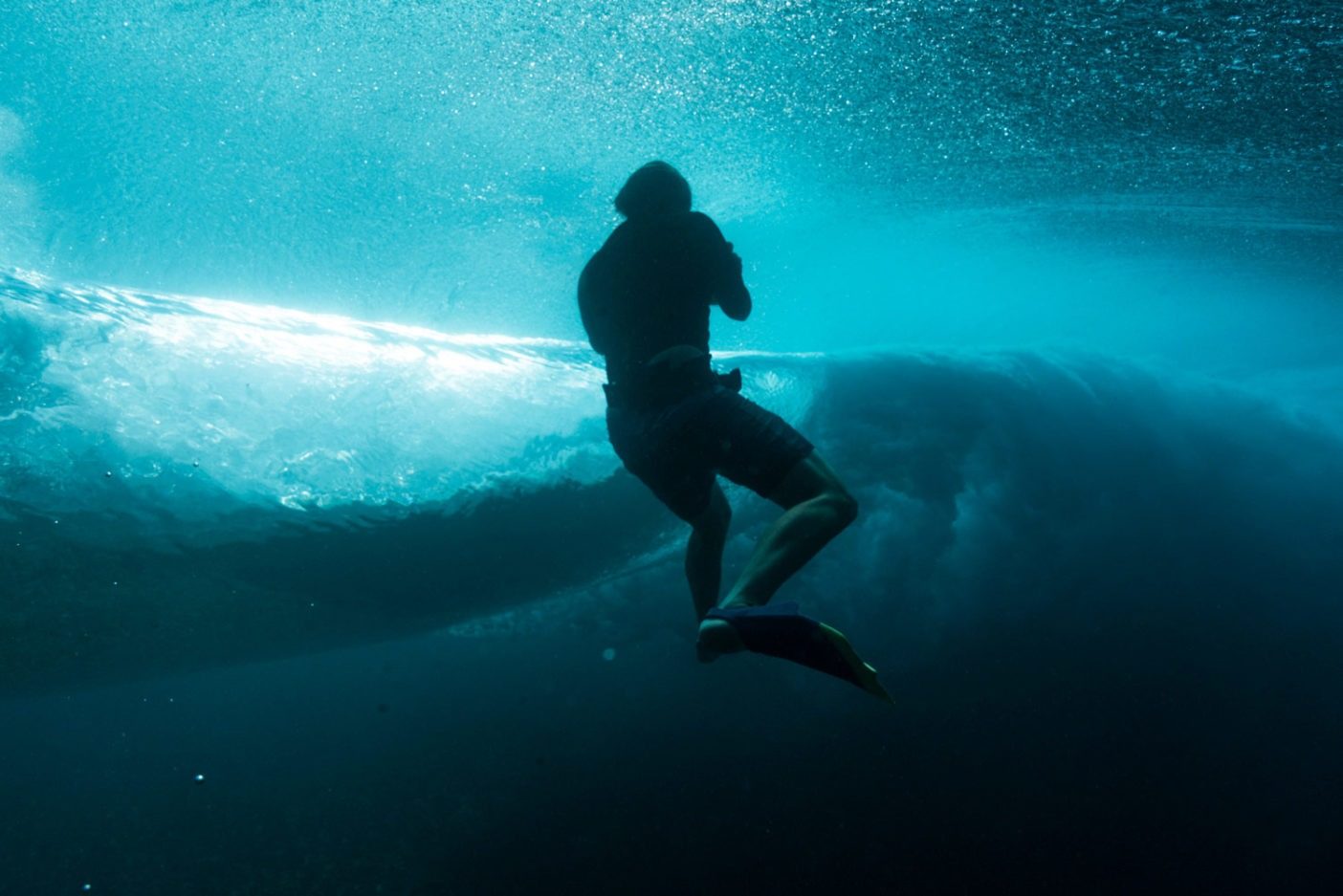 チョープーの水中写真を撮るスコット・ソーエンズ。Photo: Donnie Hedden