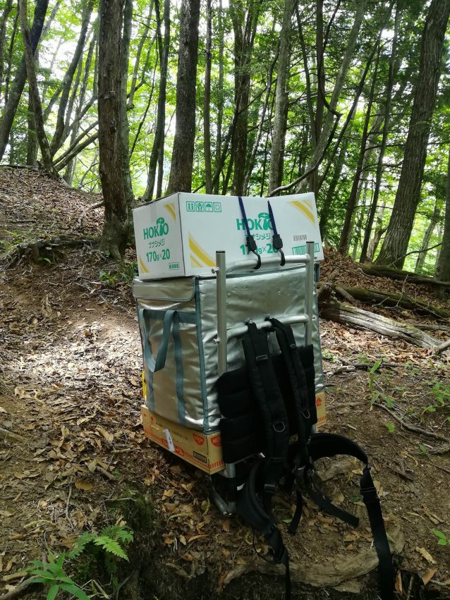 夏のボッカ。だいたい30キロオーバー。