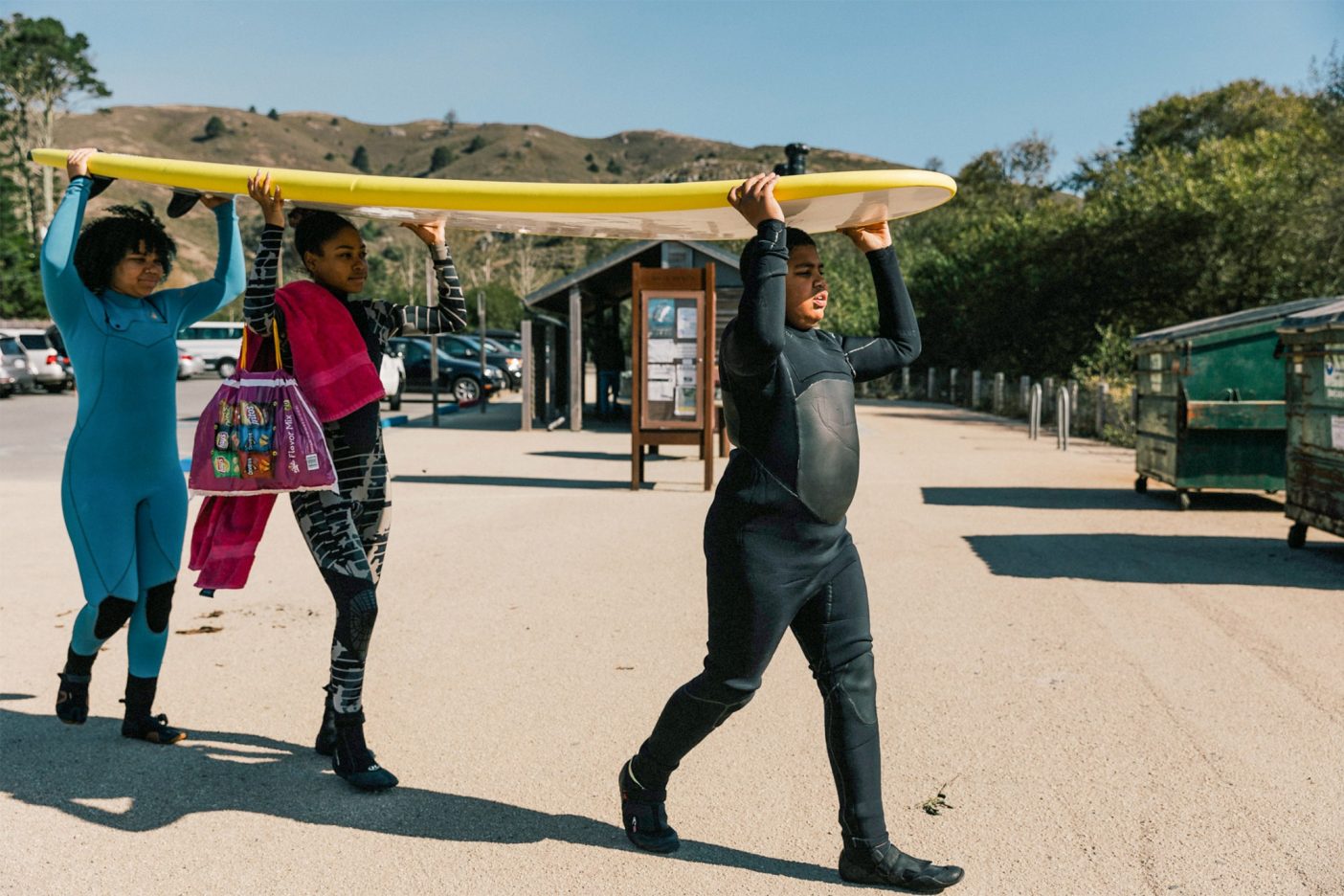 ミー・ウォーターより許可が下りた。さあ行こう。カリフォルニア州マリン郡 Photo:Jeff Johnson