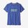 ウィメンズ・パステル・P-6 ロゴ・オーガニック・クルー・Tシャツ - Float Blue (FLBL) (39576)